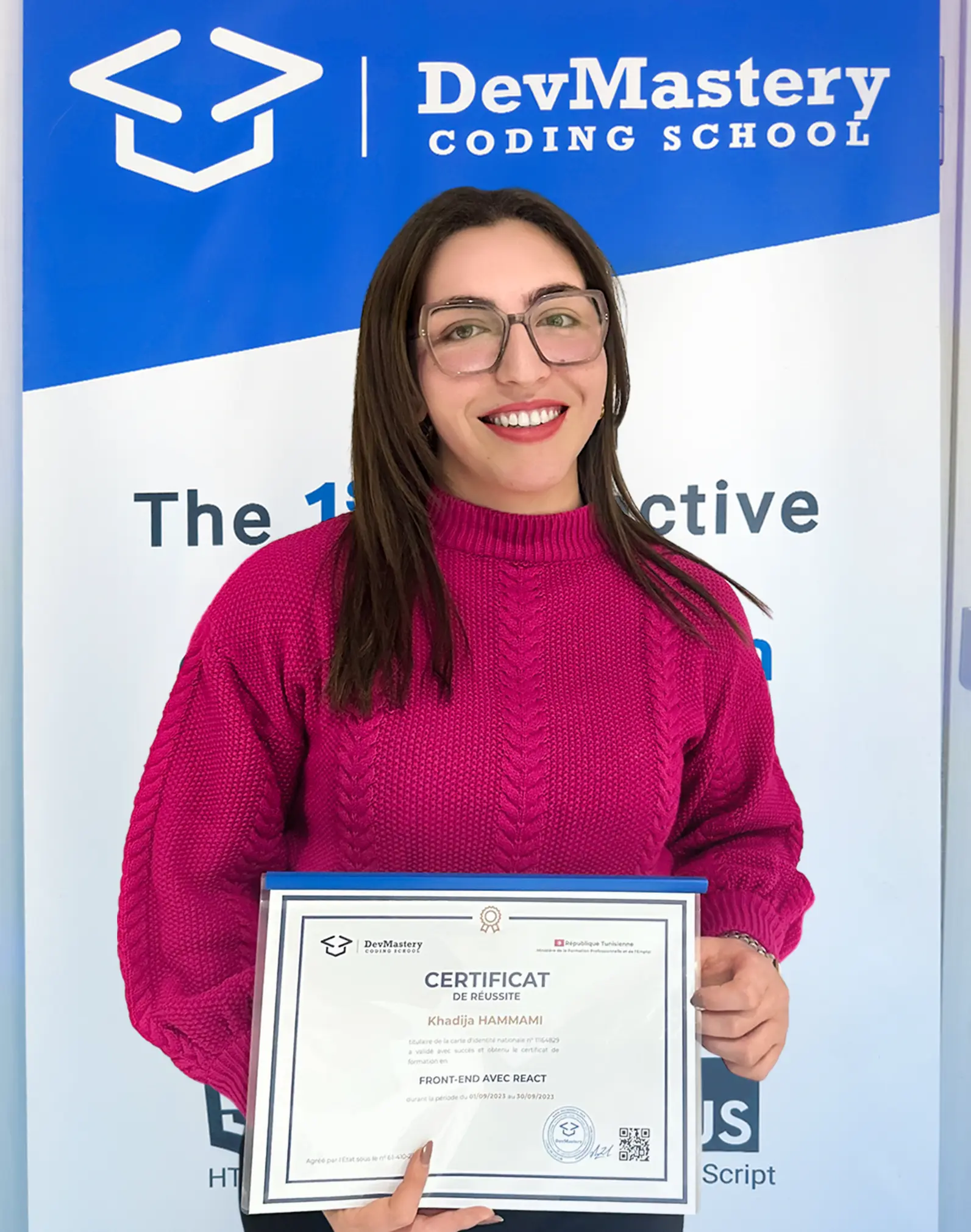 Khadija H. — DevMastery graduate